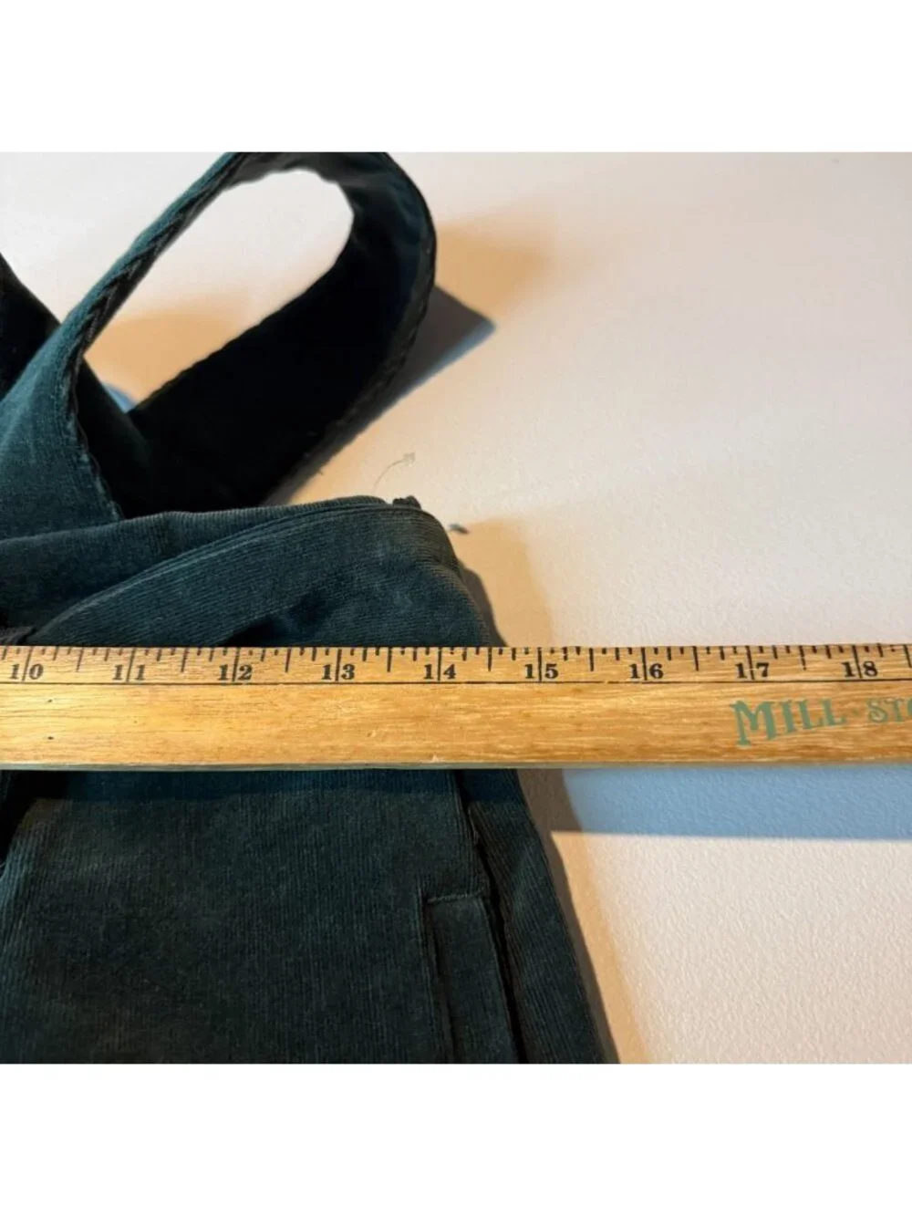 Maeve Anthropologie Women 8 Corduroy Pinafore Skirt Dark Green Corduroy Button